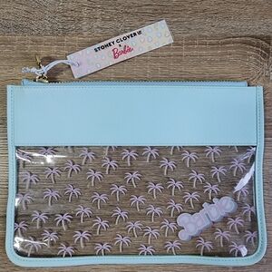 STONEY CLOVER LANE SCL x BARBIE Malibu California Dreaming Clear Flat Zip Pouch